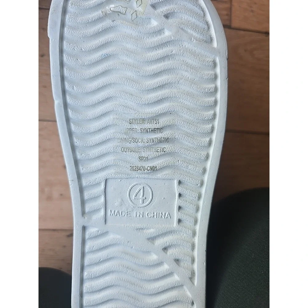 J Crew Crewcuts Bling Silver Glitter Jefferson Slip On Size 4 Native Style